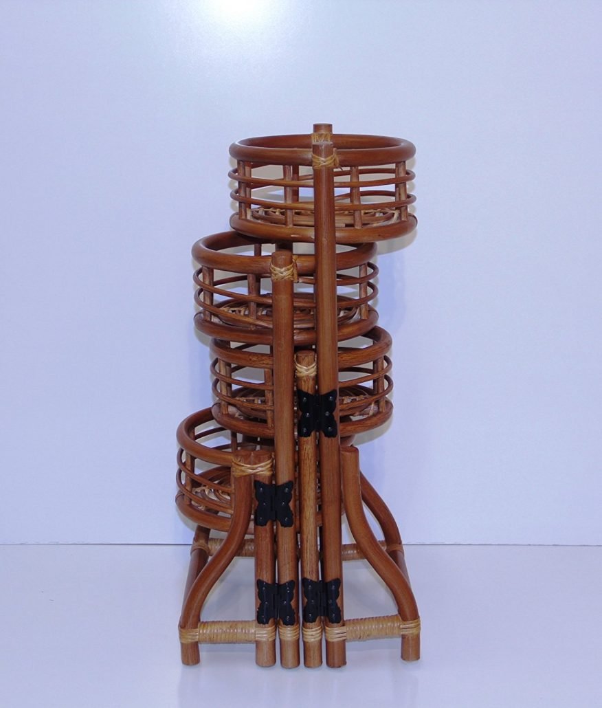 Plant Stand 4 tier side view