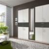 Revolving door wardrobe in bedroom