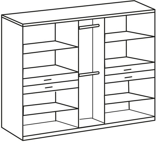 Revolving door wardrobe iso drawing