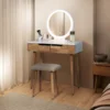 Rowell Vanity Table Set in room view