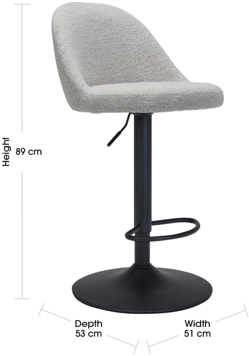 SELENA Counter Stool dimensions