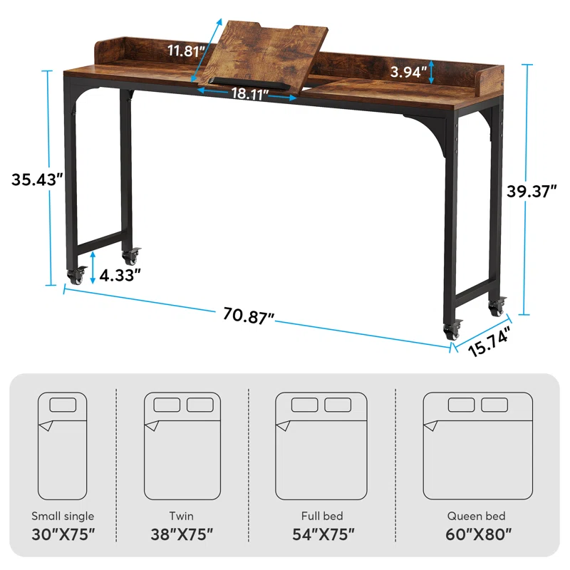Shelsie Desk dimensions
