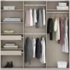 Sliding door wardrobe front elevation inside full