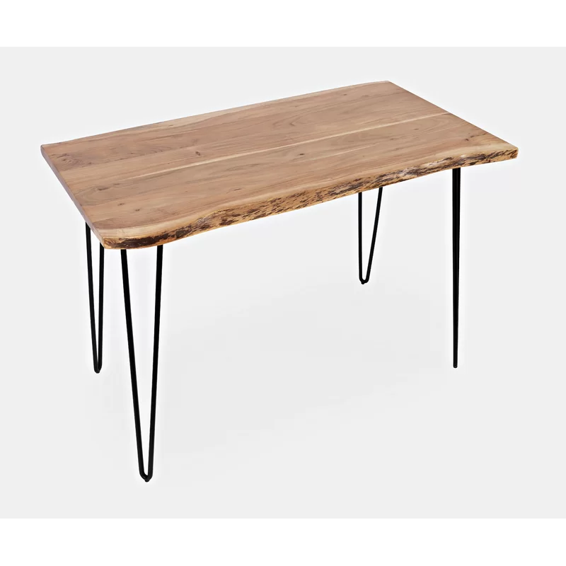 Solid Wood Counter Height Dining Table bied eye view