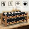Solid Wood Tabletop Wine Bottle Rack with uses