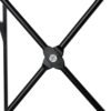 Steel frame Wooden Desk closeup detail