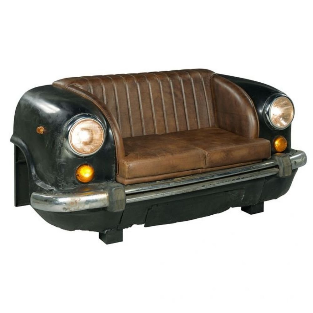 Tripper Repurposed Car Seat Sofa For 2 People Sitting side angle view png (1)