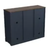 Wine Bar Cabinet back side view