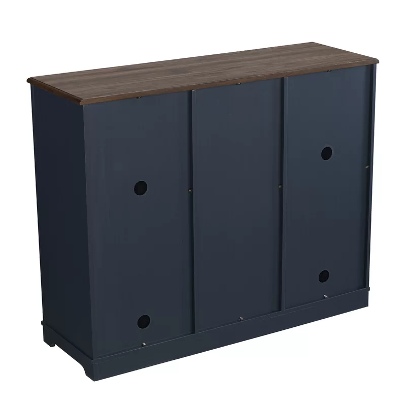 Wine Bar Cabinet back side view