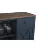 Wine Bar Cabinet closeup view