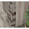 Wood Armoire all drawers open