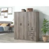 Wood Armoire in bedroom