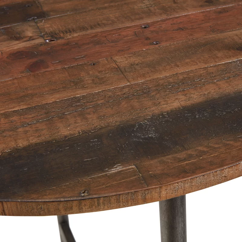 Wood Top Bar Table material detail